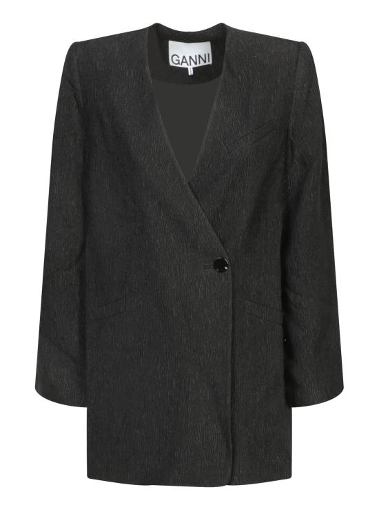 25FW 가니 자켓 F9395 099 Black