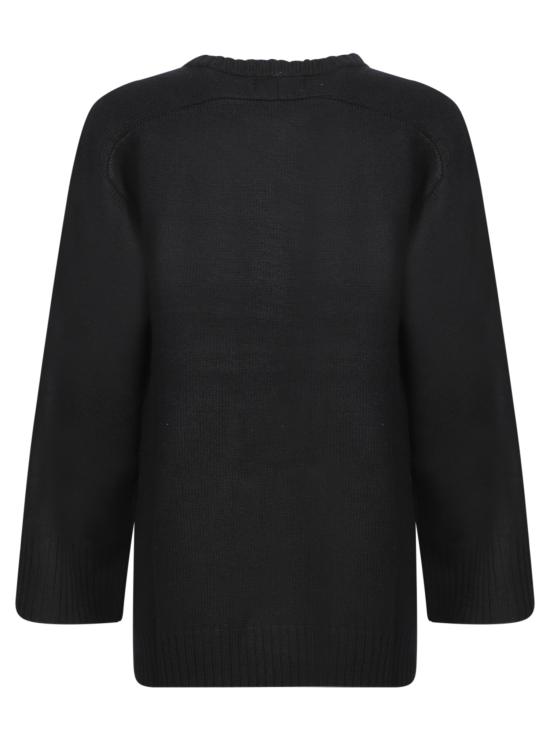 25FW 루루 스튜디오 스웨터 SAFI BLACK Black - LOULOU STUDIO