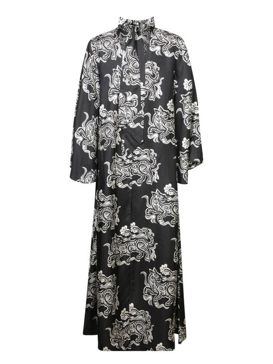 25SS 라 더블제이 롱 원피스 DRE0212 SIL001TIG0 BL03 Black - LA DOUBLEJ