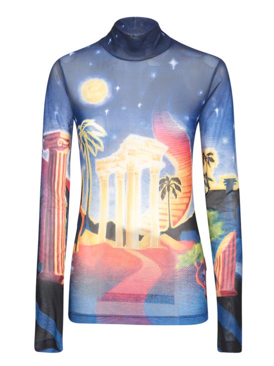 25SS 카사블랑카 터틀넥 WPS25JTP 028 01 Blue