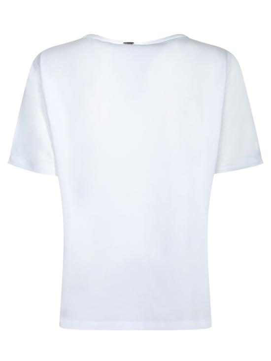25SS 에르노 반팔 티셔츠 JG000277D 52009 1081 White - HERNO