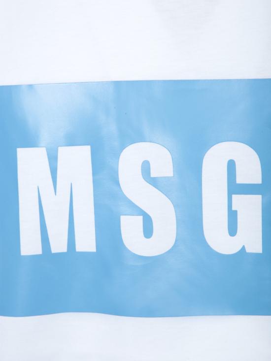 25SS 엠에스지엠 반팔 티셔츠 3840MM520 257002 01 White - MSGM