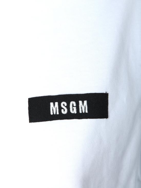 25SS 엠에스지엠 반팔 티셔츠 3841MDM116 257002 01 White - MSGM