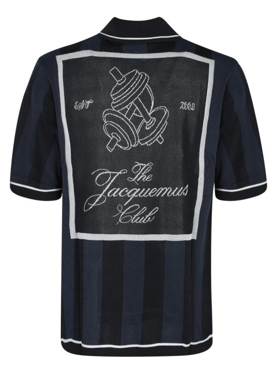 25SS 자크뮈스 리가 폴로 셔츠  255KN542 2432 390 Blue - JACQUEMUS