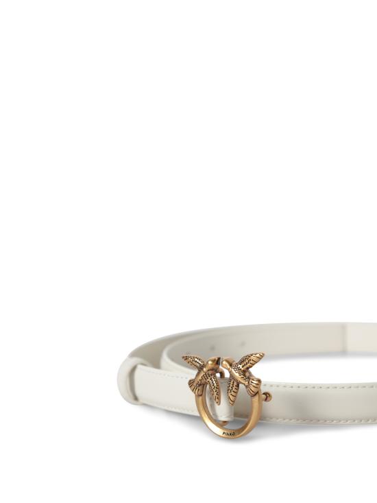 26FW 핑코 벨트 100143 A0F1 Z14Q White - PINKO