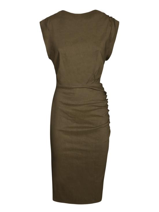 25SS 핑코 미디 원피스 104955 A0IM X26 Green