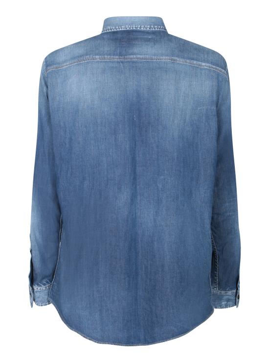25SS 디스퀘어드2 데님 셔츠 S74DM0904 S30341 470 Blue - DSQUARED2