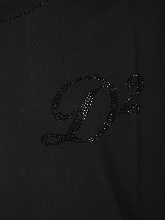 25SS 디스퀘어드2 반팔 티셔츠 S74GD1387 D20020 900 Black - DSQUARED2