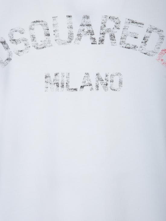 25SS 디스퀘어드2 반팔 티셔츠 S74GD1399 D20020 100 White - DSQUARED2