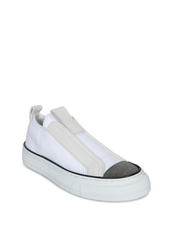 25SS 브루넬로 쿠치넬리 스니커즈 MZ49G2940 C001 White - BRUNELLO CUCINELLI
