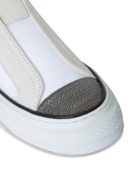 25SS 브루넬로 쿠치넬리 스니커즈 MZ49G2940 C001 White - BRUNELLO CUCINELLI