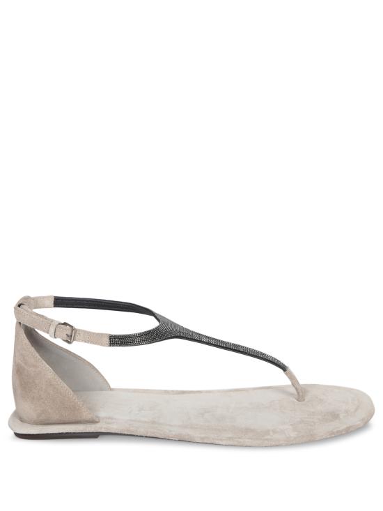 25SS 브루넬로 쿠치넬리 샌들 MZSFC2892 C5859 Beige