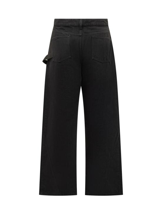 25FW JW앤더슨 데님 팬츠 DT0110PG1595 999 BLACK - JW ANDERSON