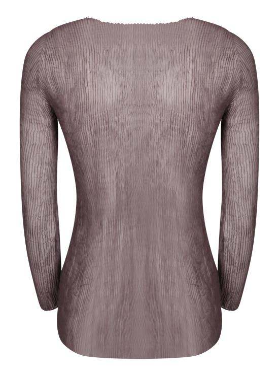 25SS 이세이 미야케 스웨터 IM56FJ413 89 Brown - ISSEY MIYAKE