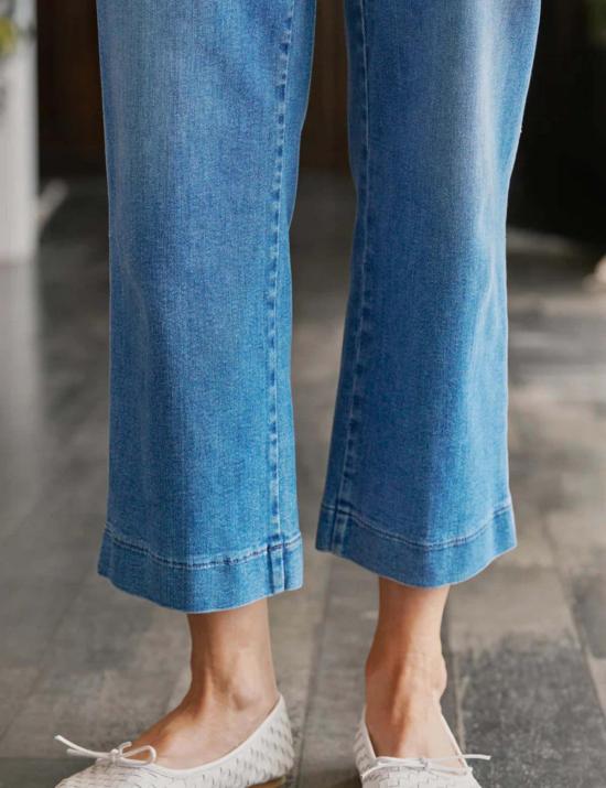  프랭크 앤 에일린 데님 팬츠 프랭크 & 아일린 웨스트포트 일루전 진 미디엄 워시드 데님 - FRANK & EILEEN