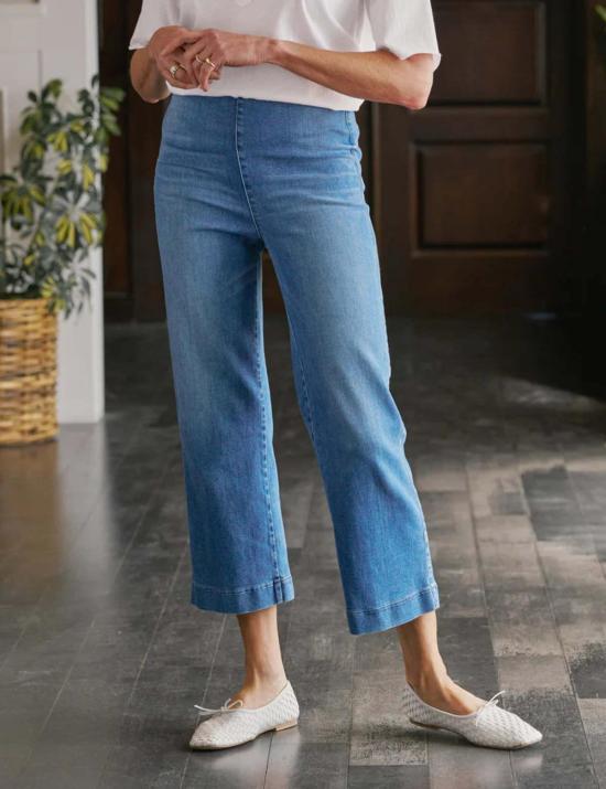  프랭크 앤 에일린 데님 팬츠 프랭크 & 아일린 웨스트포트 일루전 진 미디엄 워시드 데님 - FRANK & EILEEN