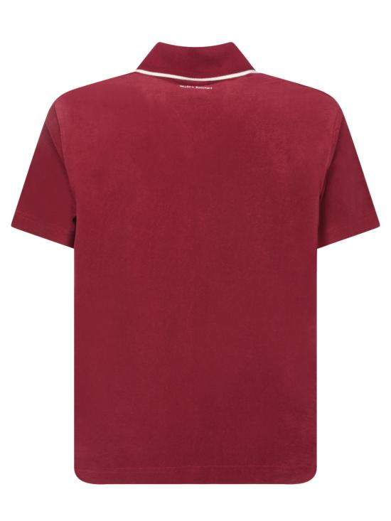 25SS 웨일즈보너 폴로 티셔츠 JW1122 BURGU Bordeaux - WALES BONNER