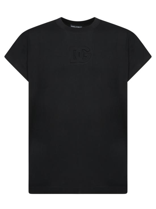 25SS 돌체앤가바나 반팔 티셔츠 G8SN4Z G7O2T N0000 Black