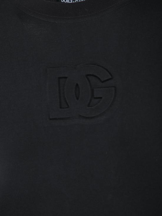 25SS 돌체앤가바나 반팔 티셔츠 G8SN4Z G7O2T N0000 Black - DOLCE & GABBANA