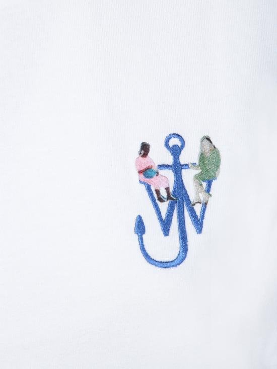 25SS JW앤더슨 반팔 티셔츠 JT0269 PG1510 001 White - JW ANDERSON