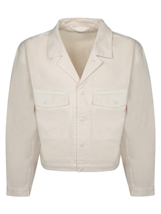 25SS 르메르 헤비 데님 트러커 자켓  OW1142 LD1034 WH004 White