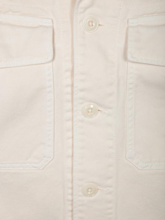 25SS 르메르 헤비 데님 트러커 자켓  OW1142 LD1034 WH004 White - LEMAIRE