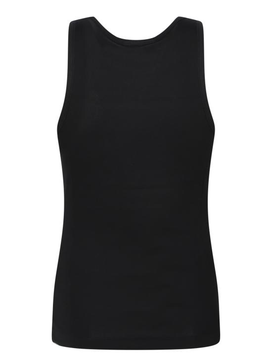 25SS 가니 민소매 티셔츠 T4079 099 Black - GANNI