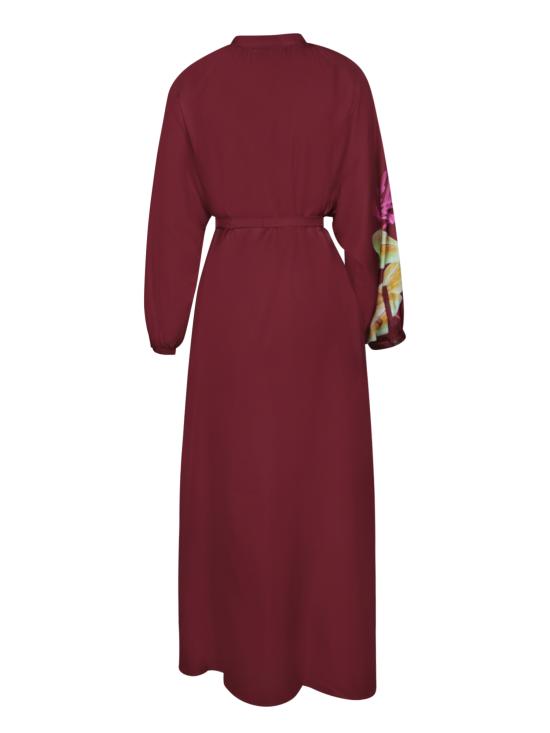 25SS 피에르루이마샤 롱 원피스 ALOEGOTSS AB12476 514667 Bordeaux - PIERRE LOUIS MASCIA