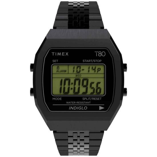  타이맥스 손목시계 Timex T80 스틸 36mm 스테인리스 스틸 브레이슬릿 시계