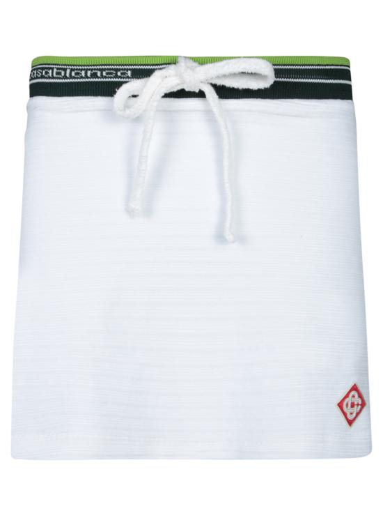 25SS 카사블랑카 숏 스커트 WS25SK144 01 White