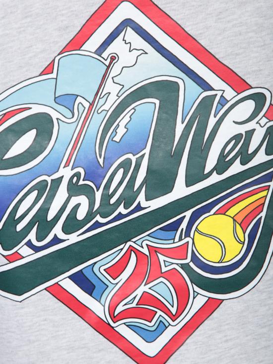 25SS 카사블랑카 반팔 티셔츠 WS25JTS020 03 White - CASABLANCA