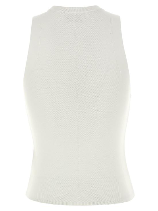 25FW 디젤 민소매 티셔츠 A174500DLAX100 White - DIESEL