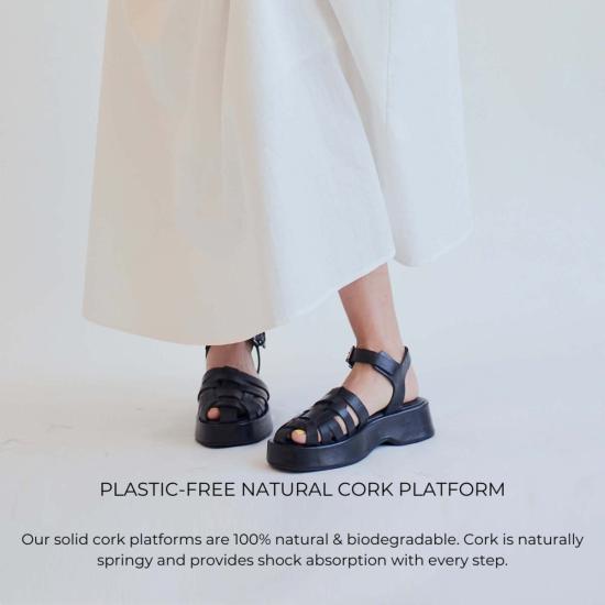  메이블앤모스 샌들 메이블 앤 모스 더 피셔 샌들 블랙 - MABEL AND MOSS