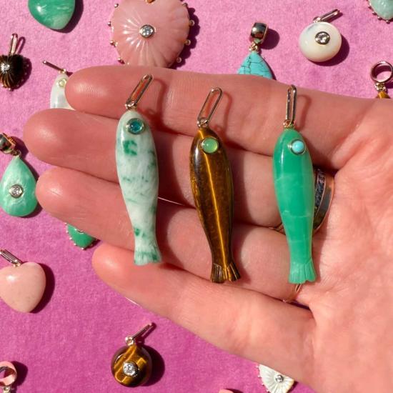  탯치 목걸이/팬던트 댓치 피쉬 포르투나 챠밍 - THATCH