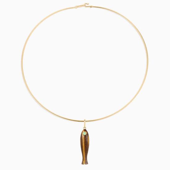  탯치 목걸이/팬던트 댓치 피쉬 포르투나 챠밍 - THATCH