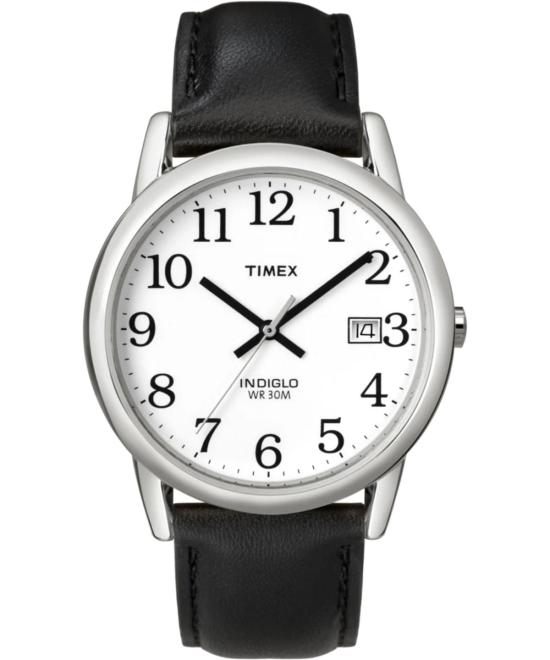  타이맥스 손목시계 Timex Easy Reader 35mm 가죽 스트랩 시계