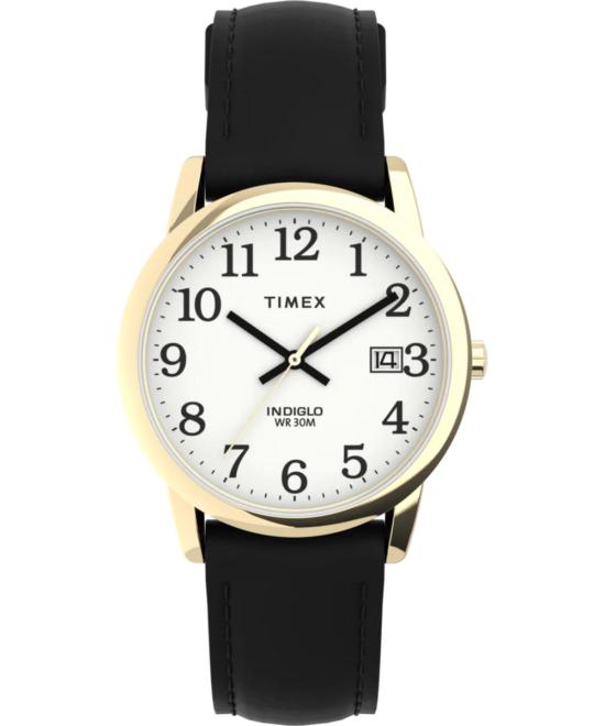  타이맥스 손목시계 Timex Easy Reader 35mm 가죽 스트랩 시계