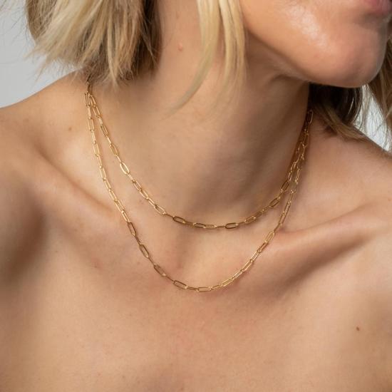  탯치 목걸이/팬던트 Thatch Finn 목걸이 14K 골드 도금 - THATCH