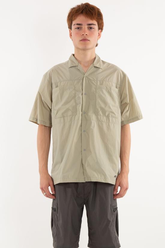 25SS 미즈노 반팔 셔츠 B2GCC001 SPRAY BEIGE Beige