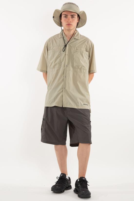 25SS 미즈노 반팔 셔츠 B2GCC001 SPRAY BEIGE Beige - MIZUNO