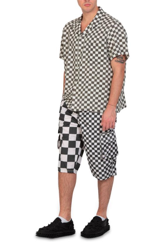  이알엘 반팔 셔츠 ERL08B016 CHECKER Grey - ERL