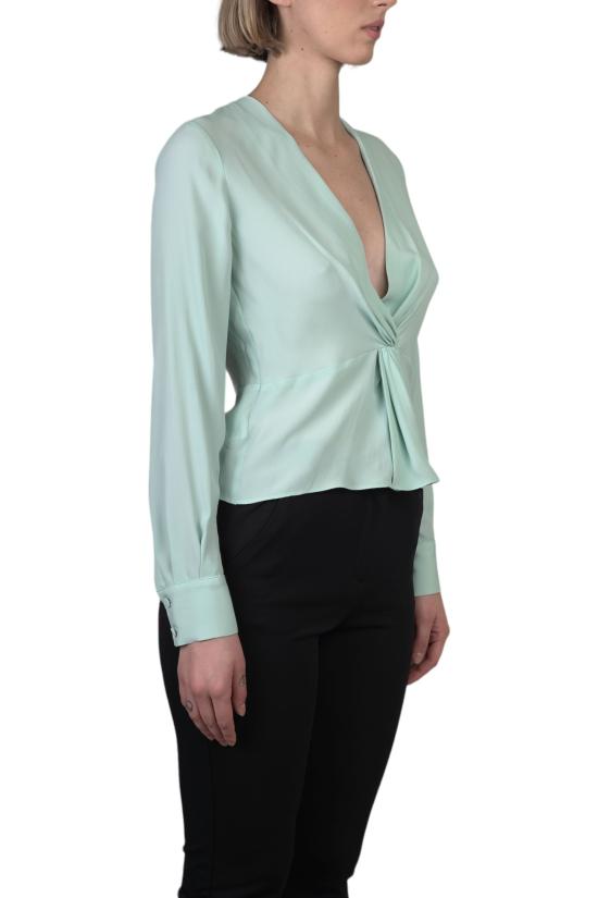  핑코 블라우스 100108 8889 E51VERDE Green - PINKO