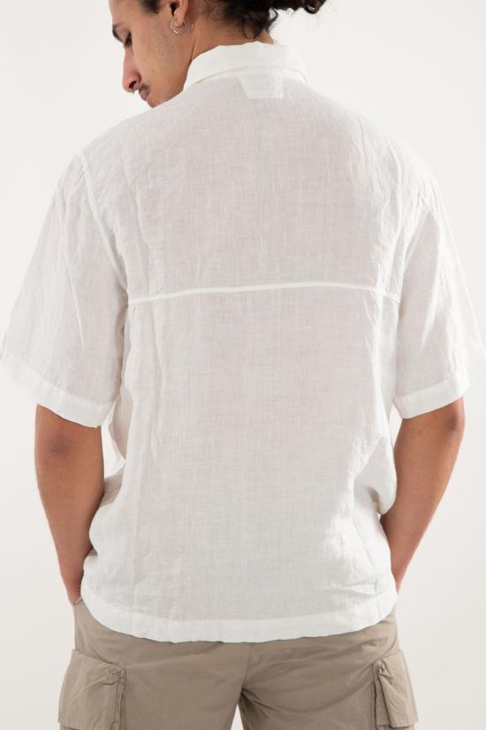 25SS 씨피 컴퍼니 반팔 셔츠 18CMSH239A 005415G 103 White - C.P. COMPANY