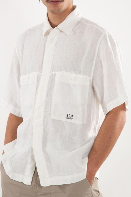 25SS 씨피 컴퍼니 반팔 셔츠 18CMSH239A 005415G 103 White - C.P. COMPANY
