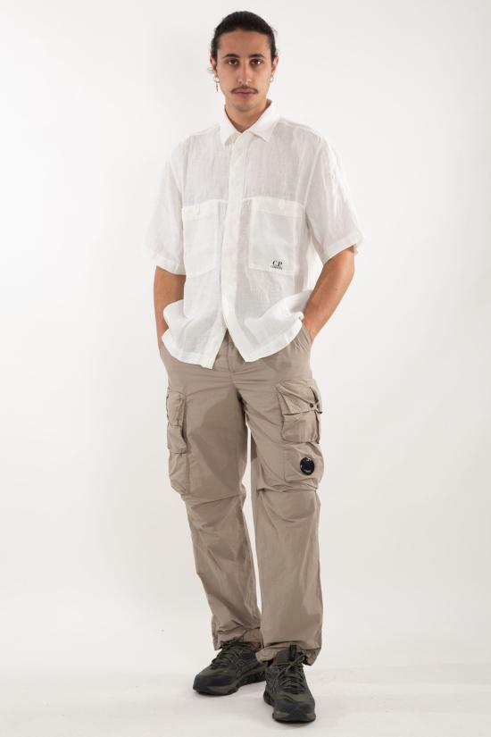 25SS 씨피 컴퍼니 반팔 셔츠 18CMSH239A 005415G 103 White - C.P. COMPANY