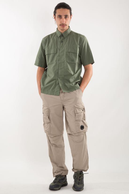 25SS 씨피 컴퍼니 반팔 셔츠 18CMSH245A 005691G 669 Green - C.P. COMPANY