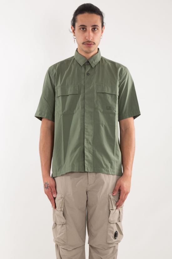25SS 씨피 컴퍼니 반팔 셔츠 18CMSH245A 005691G 669 Green