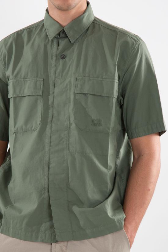 25SS 씨피 컴퍼니 반팔 셔츠 18CMSH245A 005691G 669 Green - C.P. COMPANY
