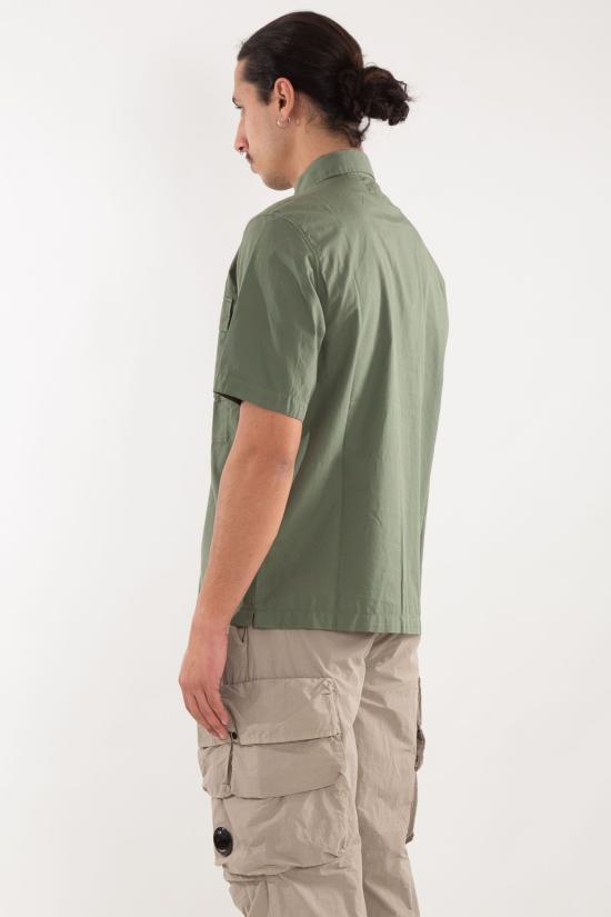 25SS 씨피 컴퍼니 반팔 셔츠 18CMSH245A 005691G 669 Green - C.P. COMPANY