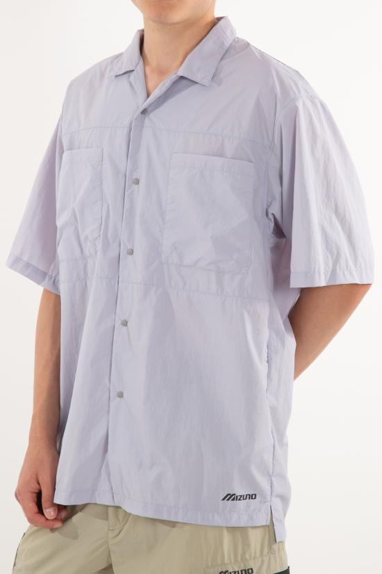 25SS 미즈노 반팔 셔츠 B2GCC001 THISTLE Purple - MIZUNO
